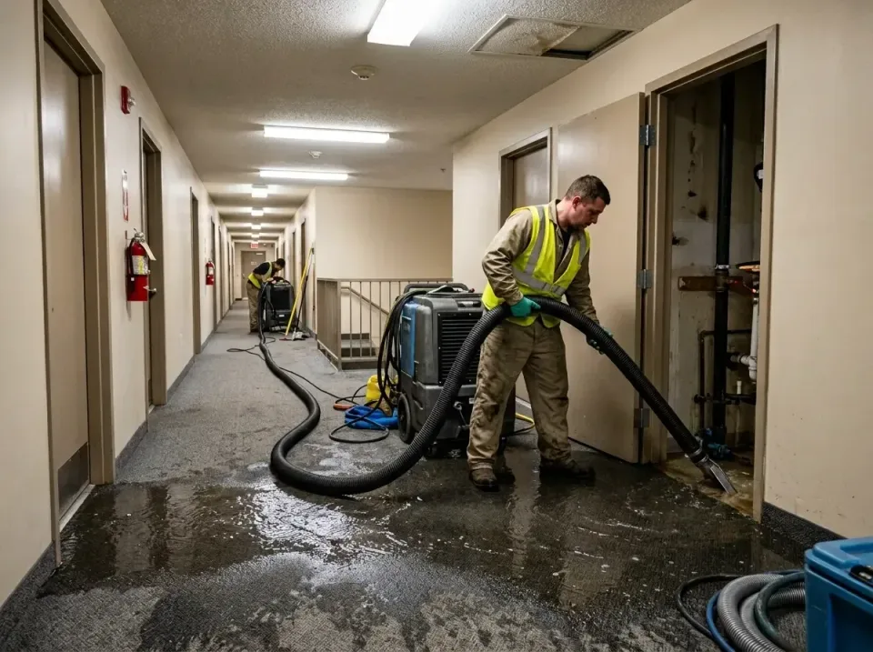 multi-unit-apartment-hallway-f-005 — frequently asked questions, Emergency Burst Pipe Water Extraction & Removal in San Joaq…